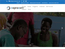 Tablet Screenshot of capracare.org